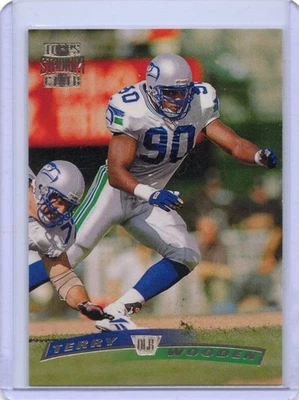 1996 Topps Stadium Club - Terry Wooden #107 Seattle Seahawks - Image 1 of 2