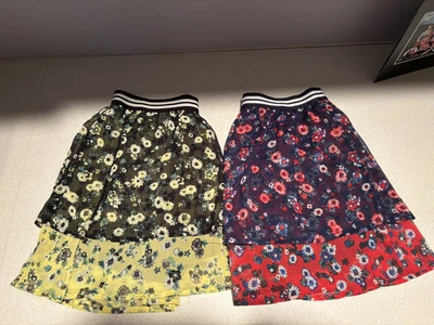2 Justice Girls Skirts Built-In Shorts Elastic Waist Pull On Size 14 Brand New! - Image 1 of 4