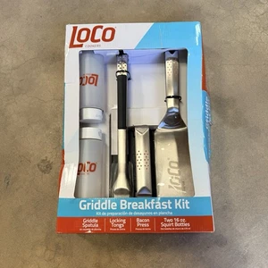 Loco Griddle Breakfast Cooking Accessory Kit (5-Pcs) Multi-Colored Long Lasting - Picture 1 of 2