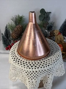 Imbuto cucina vintage alluminio rivestito rame 4,25” profondità 4” bocca larga - Foto 1 di 7