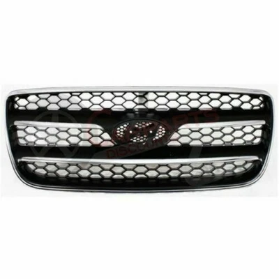 Parrilla delantera modelo limitado cromada/negra para Hyundai Santa Fe 2007 2008 2009 Foto 1 de 2