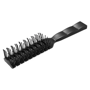 Cepillo de pelo rejilla desenredador de ducha necesidad de ventilación cepillo desenredado PP negro - Imagen 1 de 6