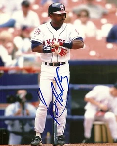 TONY PHILLIPS CALIFORNIA ANGELS SIGNED AUTOGRAPHED 8x10 PHOTO W/COA GLOVES - Picture 1 of 1