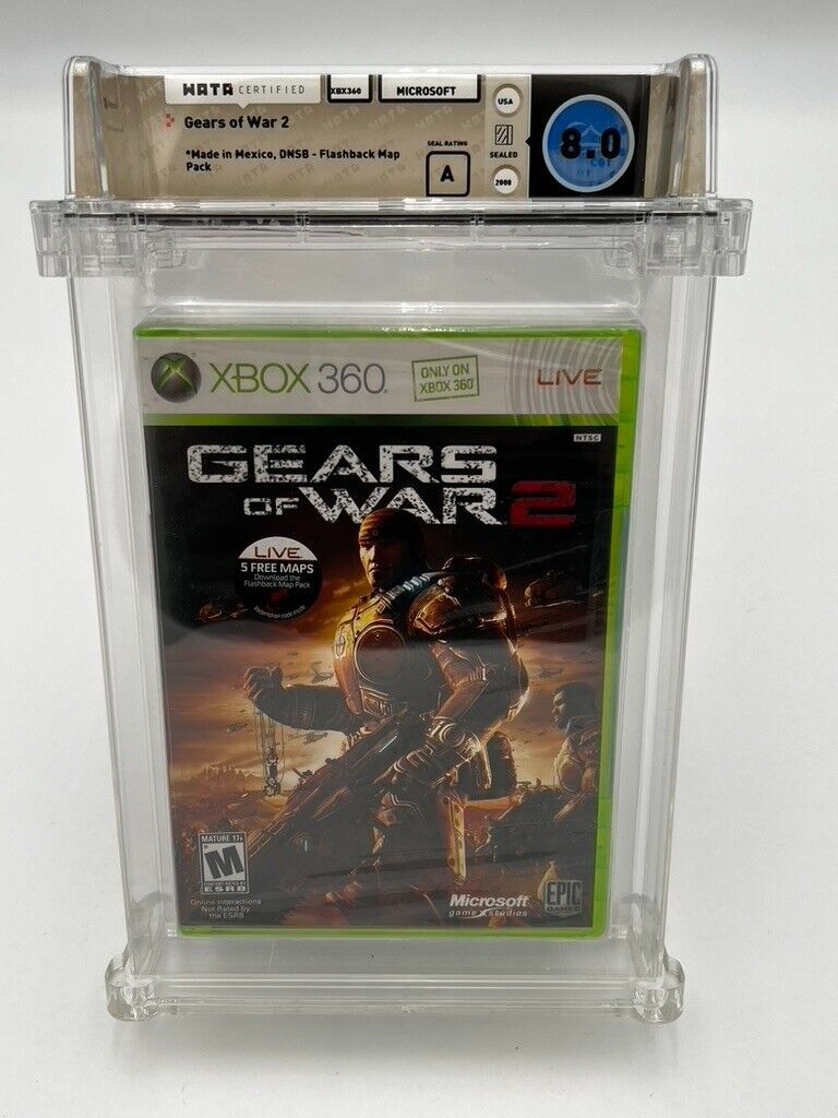 Gears of War 2 Xbox 360 Brand NEW Factory Sealed Do Not Sell Before  11/07/08