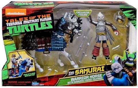 New Tales of TEENAGE MUTANT NINJA TURTLES Samurai Warrior Horse Usagi Yojimbo Cover