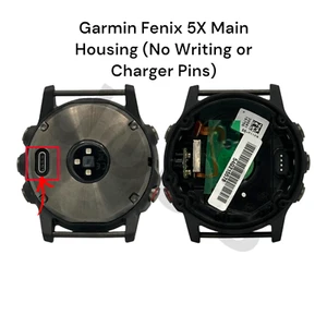 Garmin Fenix 5X 51MM Haupt Rücken Gehäuse Reparatur (Ohne Spruch Oder Stifte) - - Bild 1 von 1