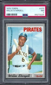 1970 Topps # 470 Willie Stargell Pirates NM PSA 7 - Bild 1 von 1