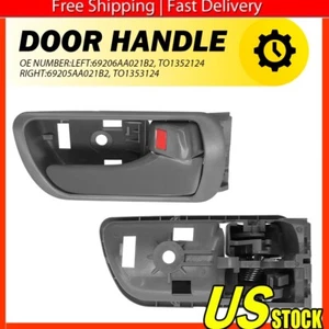 Inside Door Handle Front Rear Driver Passenger For 2002-2006 Toyota Camry Gray - Picture 1 of 17