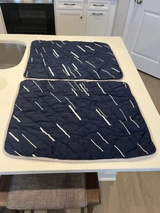 POTTERY BARN KIDS STAR WARS QUILTED SHAMS SPACE BLUE STANDARD PAIR - Picture 1 of 6