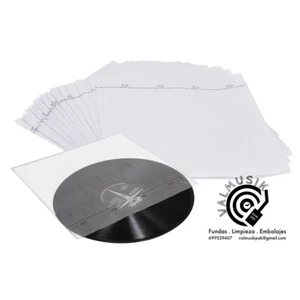 50 FUNDAS INTERIORES ANTIESTÁTICAS CALIDAD ARCHIVO PARA DISCOS DE VINILO LP - Imagen 1 de 10