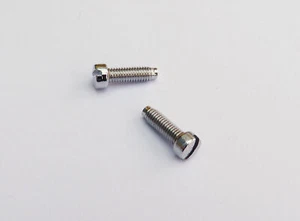 Lucas L677 L549 Chrome Light Lens Screws, MGA Sprite Midget Triumph Morris Minor - Picture 1 of 1