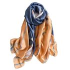 Foulard 180 X 90 cm Soie motif Floral Silk séide scarf shawl