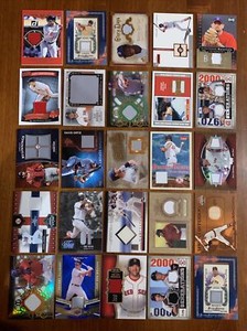 Red Sox G/U’d Jersey & Bat Lot (25) David Ortiz Yastrzemski Clemens Fisk Tiant
