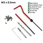 25pc. thread repair tool set Helicoil Auto M2-M16 tap