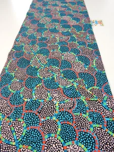 Lienzo ligero para correr de mesa indígena semilla nativa soñar 150 cm x 35 cm - Imagen 1 de 3