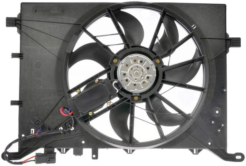 Engine Cooling Fan Assembly fits 2001-2003 Volvo S60,V70 S80 S60,V70,XC70  DORMA - Image 1 of 2