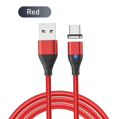 3A Magnetic Type C Cable Fast Charging Data Sync Cable For Samsung Huawei Xiaomi - Image 1 of 4