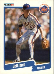 1990 Jeff Innis Fleer Baseball Card #206 - Picture 1 of 2