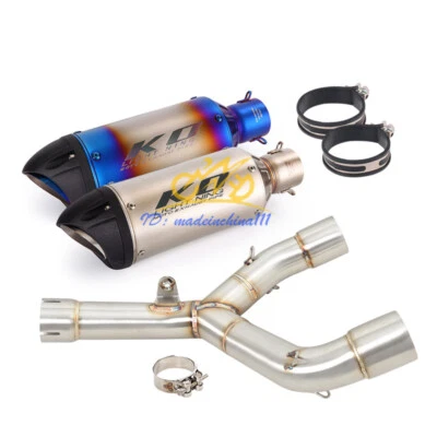 Sistema de escape puntas silenciador tubo de enlace medio para Honda CRF450RX CRF450R 2015 2016 Foto 1 de 4