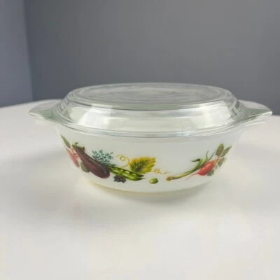 JAJ Pyrex England 505 Tuscany Market Garden Vegetable Casserole Dish with Lid - Image 1 of 4