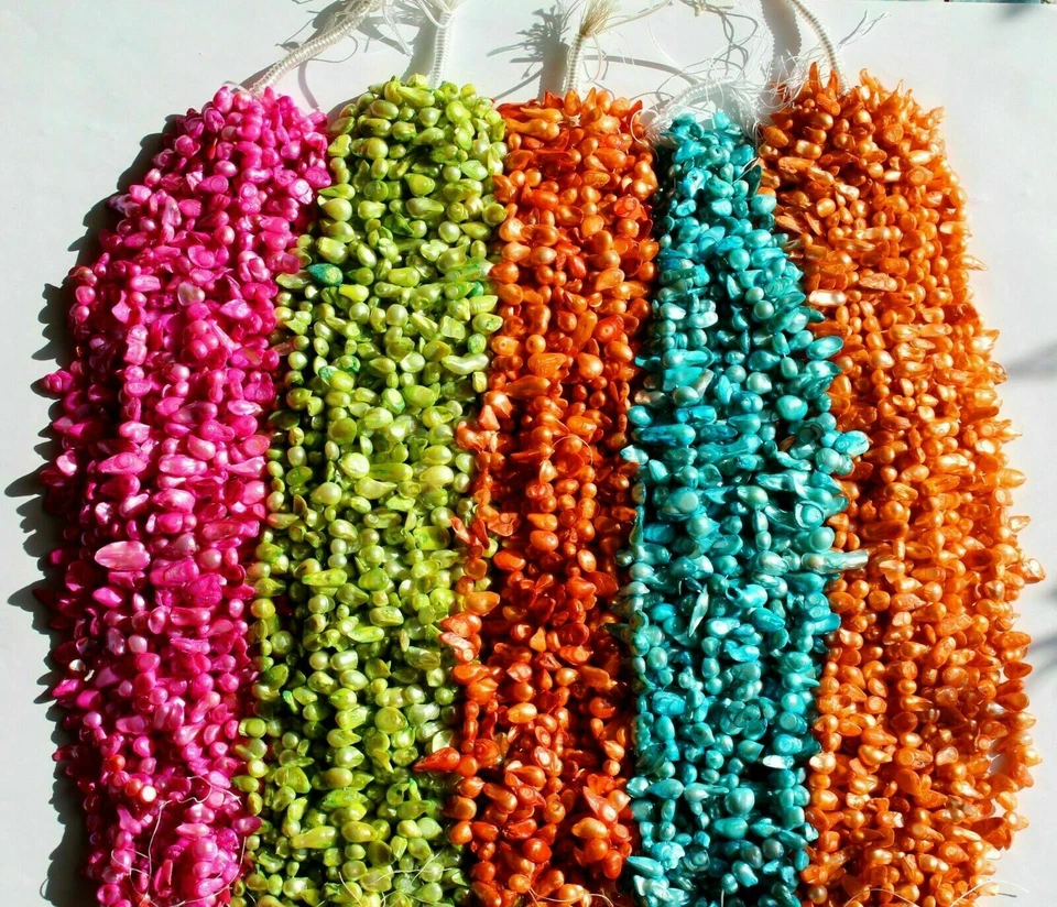 1, 10 Stränge Zuchtperlen-Stränge,echte Süßwasserperlen Neu zum bauen von Ketten - Bild 1 von 1