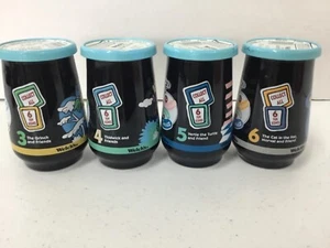 Vtg. Welch's Jelly Jar Glass Dr. Seuss #3,#4,#5 and #6 Unopened - Picture 1 of 7