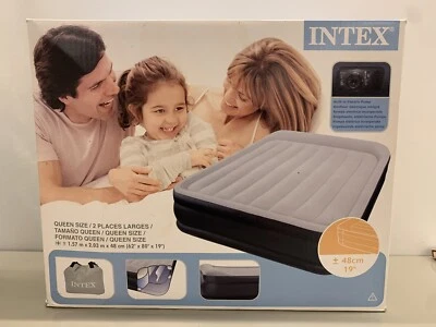 Intex Materasso Gonfiabile Queen Size Nuovo Sigillato 157x203x48cm - Imagen 1 de 4