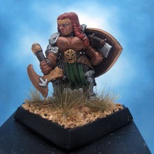 Painted Reaper Miniature Freja Female Dwarf Fighter
