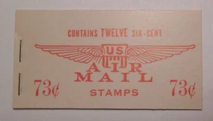 1949 AIRMAIL BKC4 73c (2 X C39a panes) BA4 IIc MNH booklet Furman CV $35 - Picture 1 of 4