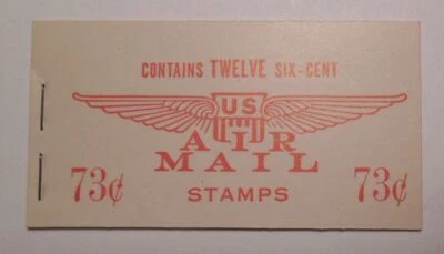 1949 AIRMAIL BKC4 73c (2 X C39a panes) BA4 IIc MNH booklet Furman CV $35 - Image 1 of 4