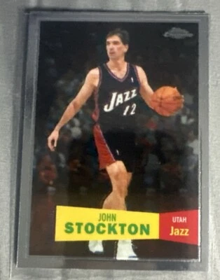 2008 Topps Chrome John Stockton 1957 #98  - Image 1 of 2