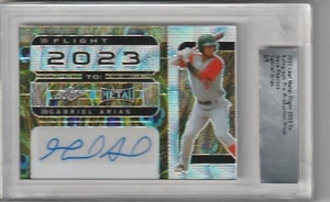 2022 Leaf Metal Gabriel Arias WAVE PEACOCK Autograph Auto Rc Proof 1/1 SLAB - Picture 1 of 1