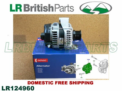 LAND ROVER ALTERNATOR RANGE ROVER SPORT 05-09 LR3 4.4 LR124960 DENSO - Image 1 of 4