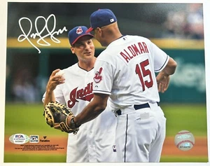 Omar Vizquel Cleveland Indians Guardians Signed 8 x 10 Photo PSA COA MLB - Picture 1 of 5