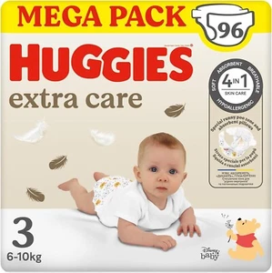 Huggies Extra Care Windeln, Größe 3 (4-9 kg), Packung mit 96 Stück - Bild 1 von 1