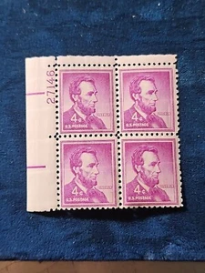 1954 US SCOTT#1036 3C STAMP BLOCK OF 4 - Picture 1 of 2