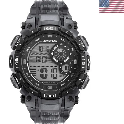 Reloj Hombre Multifunción Negro Camuflaje - LCD Digital y Cronógrafo Características Foto 1 de 4