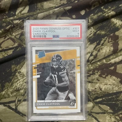 2020 Panini Donruss Optic Chase Claypool RC Variation PSA 10 NEW BEARS - Image 1 of 2