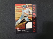 GEORGE BRETT KANSAS CITY ROYALS 2003 TOPPS PRISTINE BOMB SQUAD RELIC CARD #GB1
