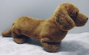 Ganz Webkinz Signature 16” Dachshund Brown Weiner Dog Puppy Plush Toy No Code - Picture 1 of 7