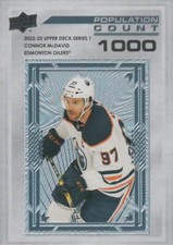 2022-23 Upper Deck Hockey Population Count 1000 #PC-14 Connor McDavid