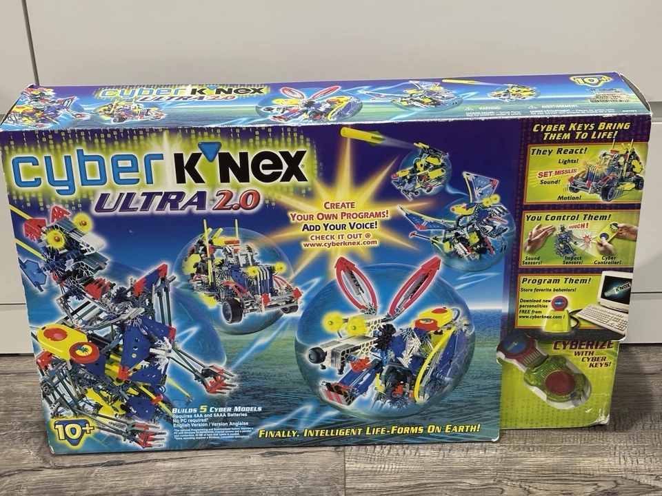 Cyber Knex Ultra 2.0 Robot Kit Model New Open Box - Image 1 of 4