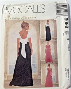Sewing Pattern Evening Dress #9098 Elegant Special Occasion Sz 14-18 Uncut - Picture 1 of 5
