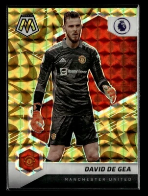 David De Gea 2021-22 Panini Mosaic Premier League Gold Reactive Mosaic [and120 - Image 1 of 2
