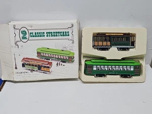 2 Classic Streetcars HO Scale Desire St. Powell Mason St. San Francisco Railway - Picture 1 of 2