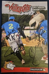 2021 Edition 3 Tri-City Valleycats Signed Autograph Program - Picture 1 of 4