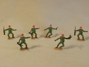 FIGUR ENGLISCHER SOLDAT PARAS COMMANDO BARETT ROT TIMPO TOYS SOLDAT FIGUR WW2 - Bild 1 von 11