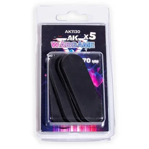 AK Interactive - Motorradbasen 25x70mm x 5 Stück - Bild 1 von 1