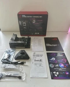 Asus ROG Strix X670E-I Gaming WiFi m-ITX AMD Motherboard! DDR5 PCIe 5.0! 2x M.2! - Picture 1 of 18