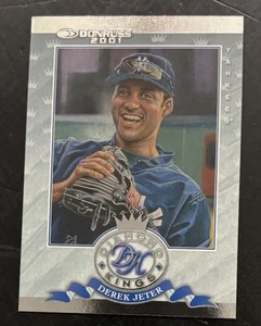 2001 DONRUSS DIAMOND KINGS #DK-5 DEREK JETER #’D 1869/2500 - Picture 1 of 2